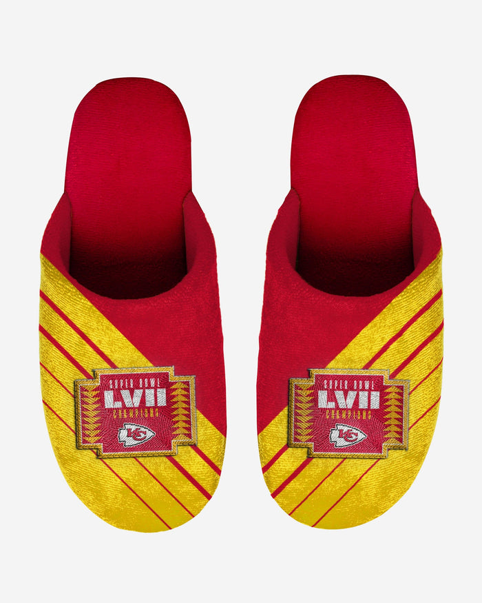 Kansas City Chiefs Super Bowl LVII Champions Big Logo Slipper FOCO - FOCO.com