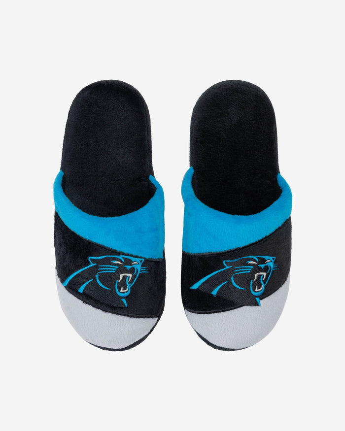 Carolina Panthers Youth Colorblock Slide Slipper FOCO S - FOCO.com