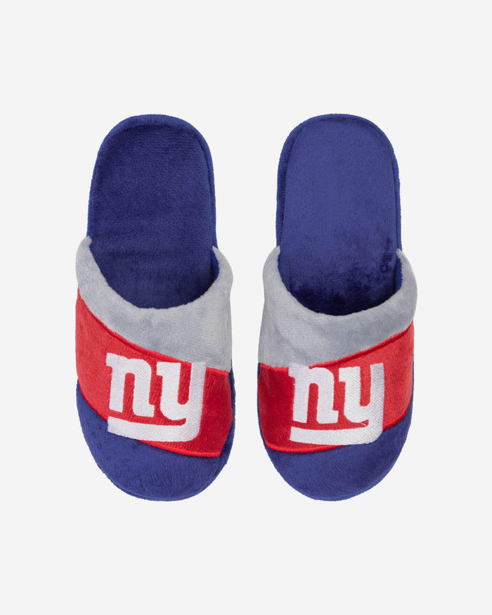 New York Giants Youth Colorblock Slide Slipper FOCO S - FOCO.com