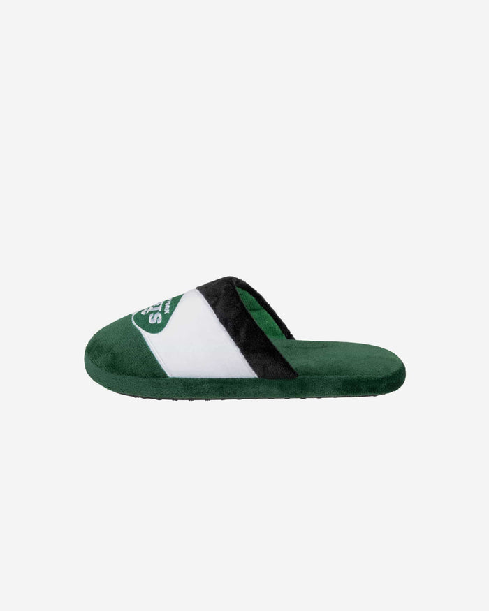 New York Jets Youth Colorblock Slide Slipper FOCO - FOCO.com