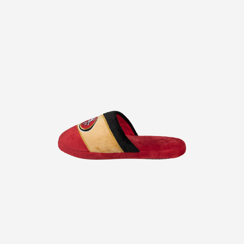 San Francisco 49ers Youth Colorblock Slide Slipper FOCO - FOCO.com