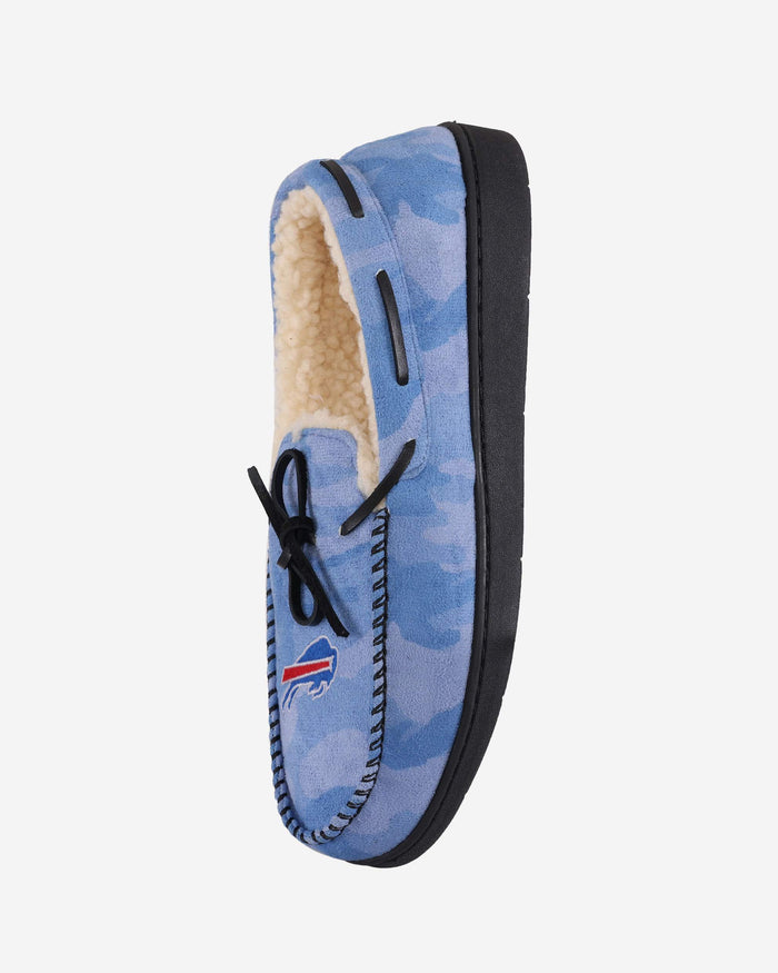 Buffalo Bills Printed Camo Moccasin Slipper FOCO - FOCO.com