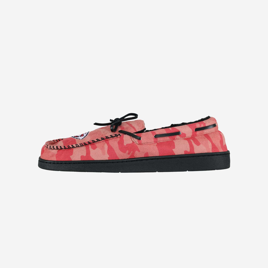 Kansas City Chiefs Printed Camo Moccasin Slipper FOCO S - FOCO.com