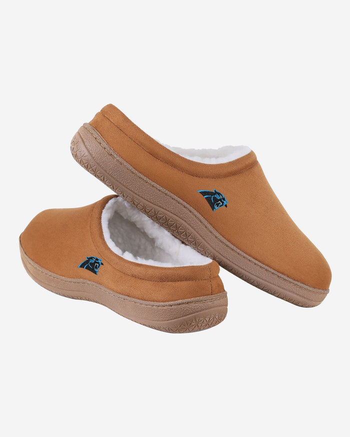 Carolina Panthers Low Top Suede Slipper FOCO - FOCO.com