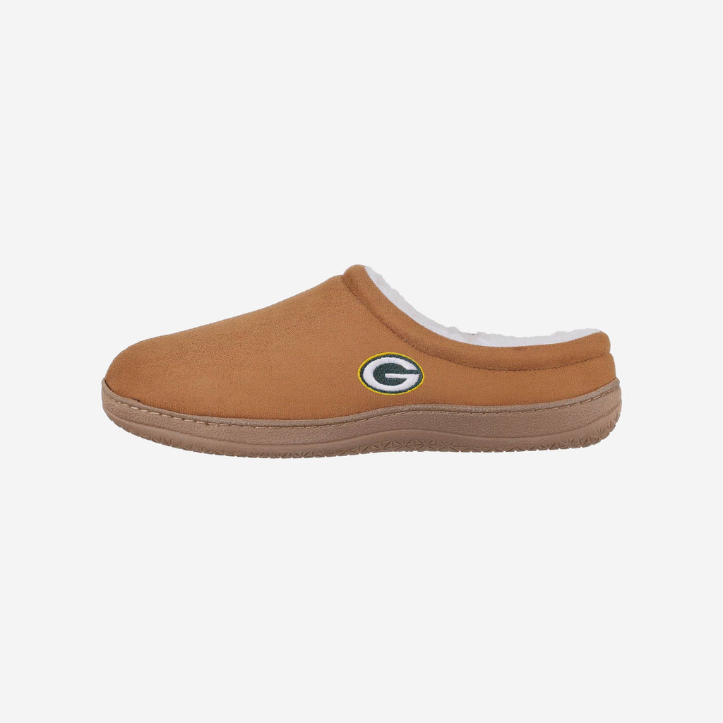 Green Bay Packers Low Top Suede Slipper FOCO S - FOCO.com