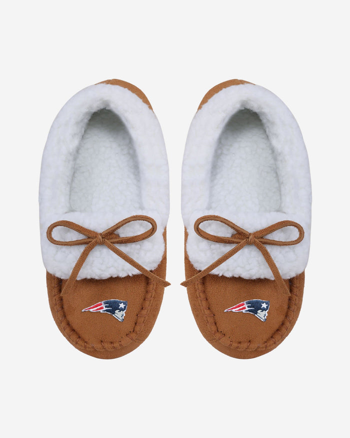 New England Patriots Youth Moccasin Slipper FOCO S - FOCO.com