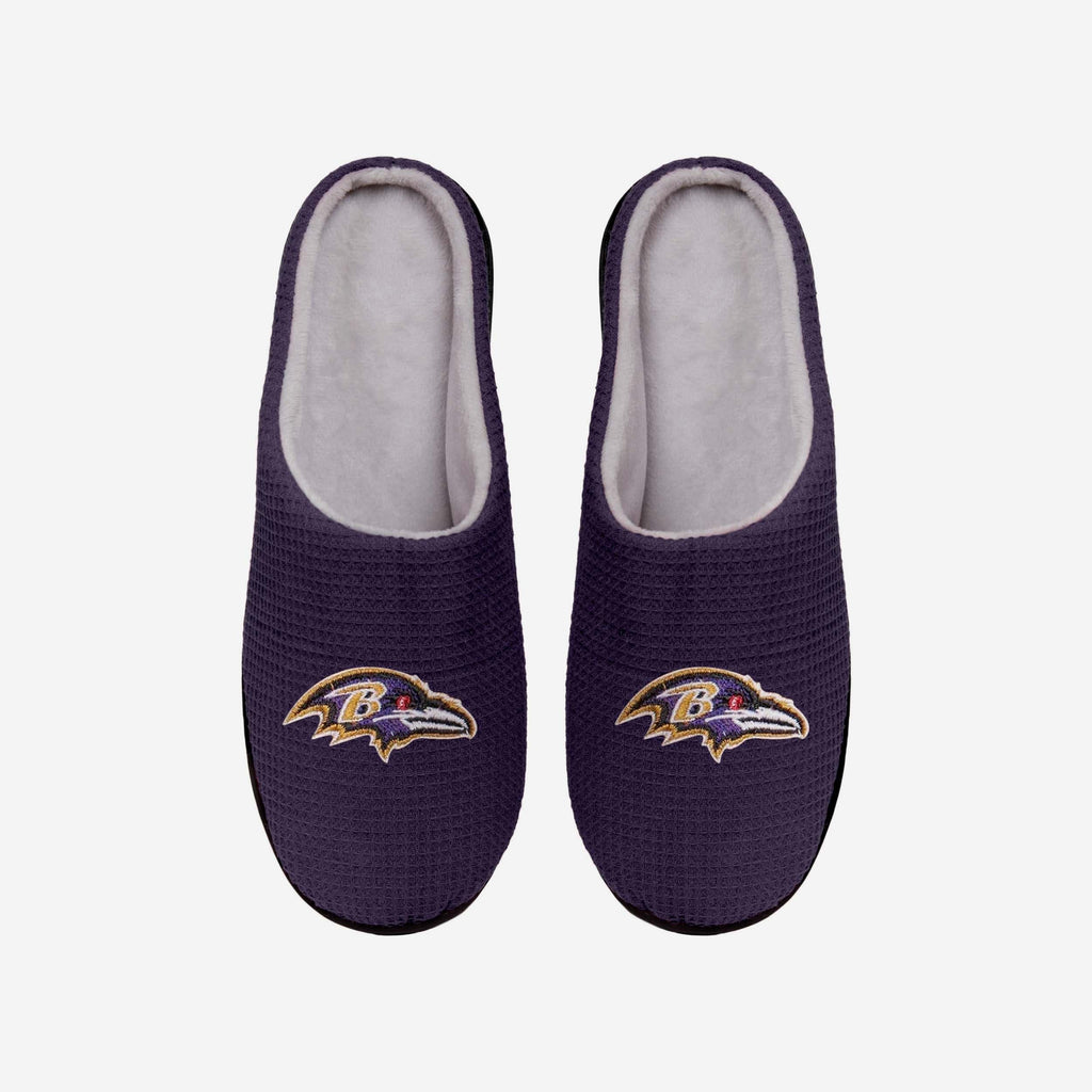 Baltimore Ravens Memory Foam Slide Slipper FOCO S - FOCO.com