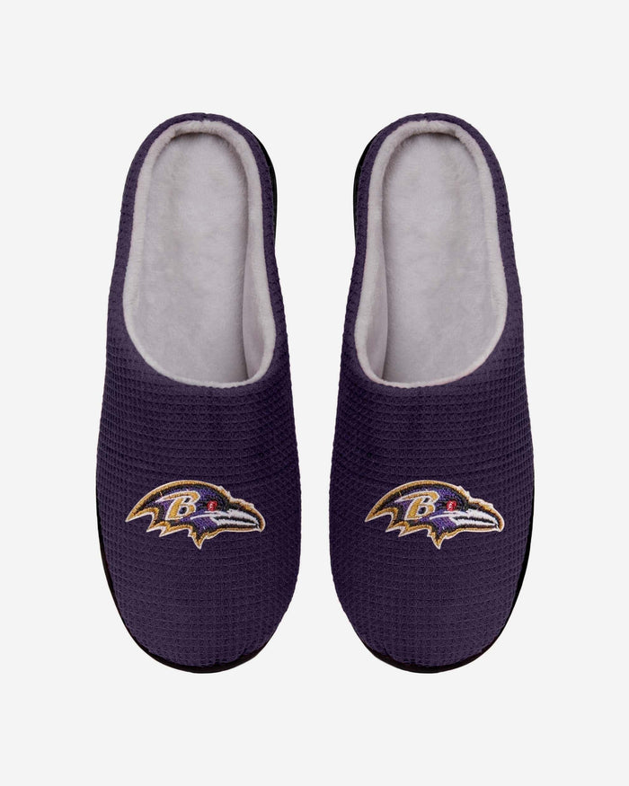 Baltimore Ravens Memory Foam Slide Slipper FOCO S - FOCO.com