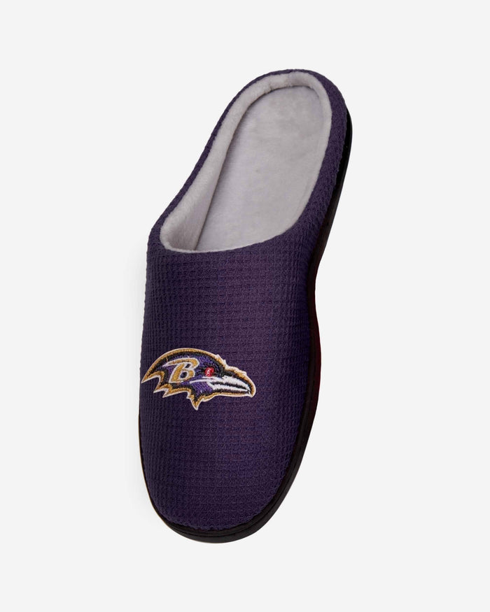 Baltimore Ravens Memory Foam Slide Slipper FOCO - FOCO.com