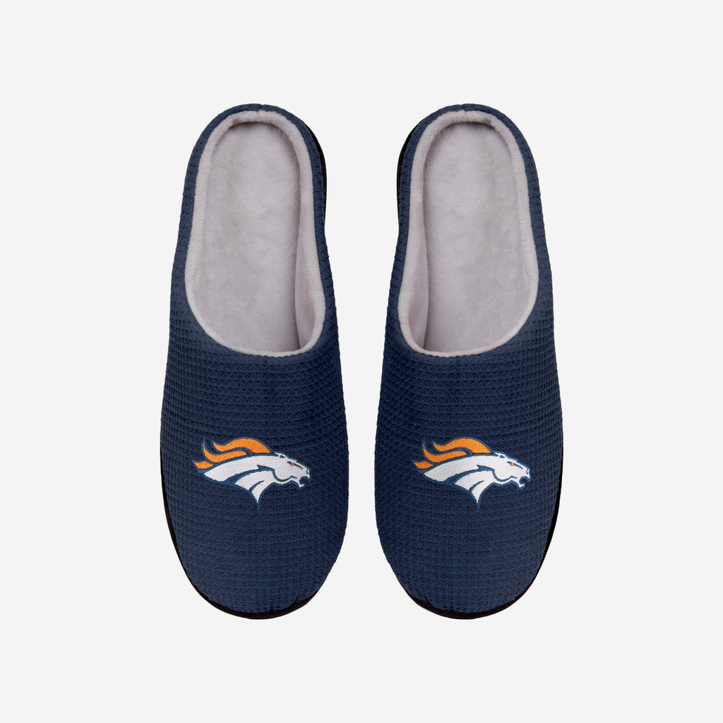 Denver Broncos Memory Foam Slide Slipper FOCO S - FOCO.com