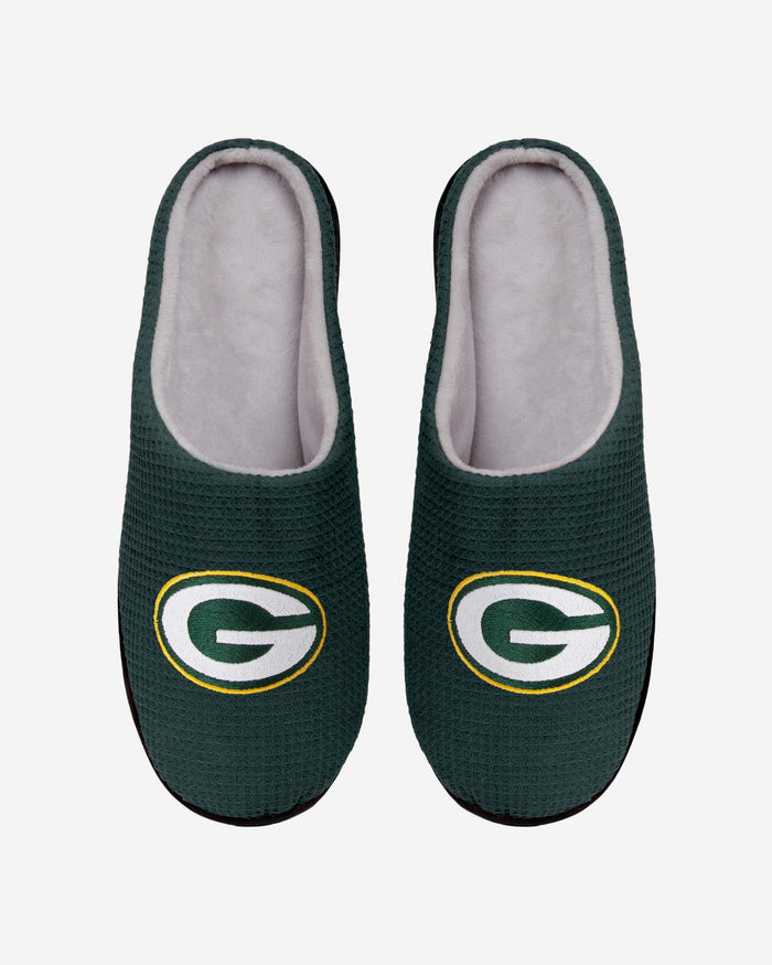 Green Bay Packers Memory Foam Slide Slipper FOCO S - FOCO.com