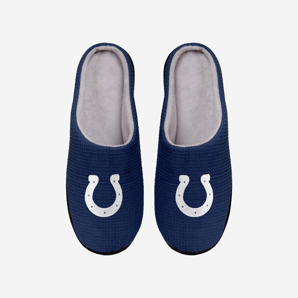 Indianapolis Colts Memory Foam Slide Slipper FOCO S - FOCO.com