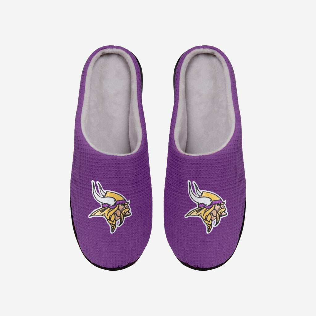 Minnesota Vikings Memory Foam Slide Slipper FOCO S - FOCO.com