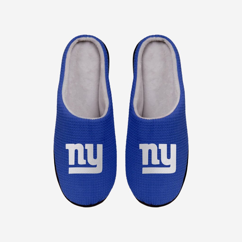 New York Giants Memory Foam Slide Slipper FOCO S - FOCO.com