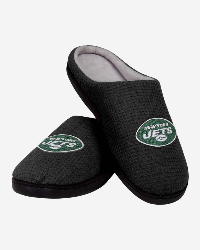 New York Jets Memory Foam Slide Slipper FOCO - FOCO.com