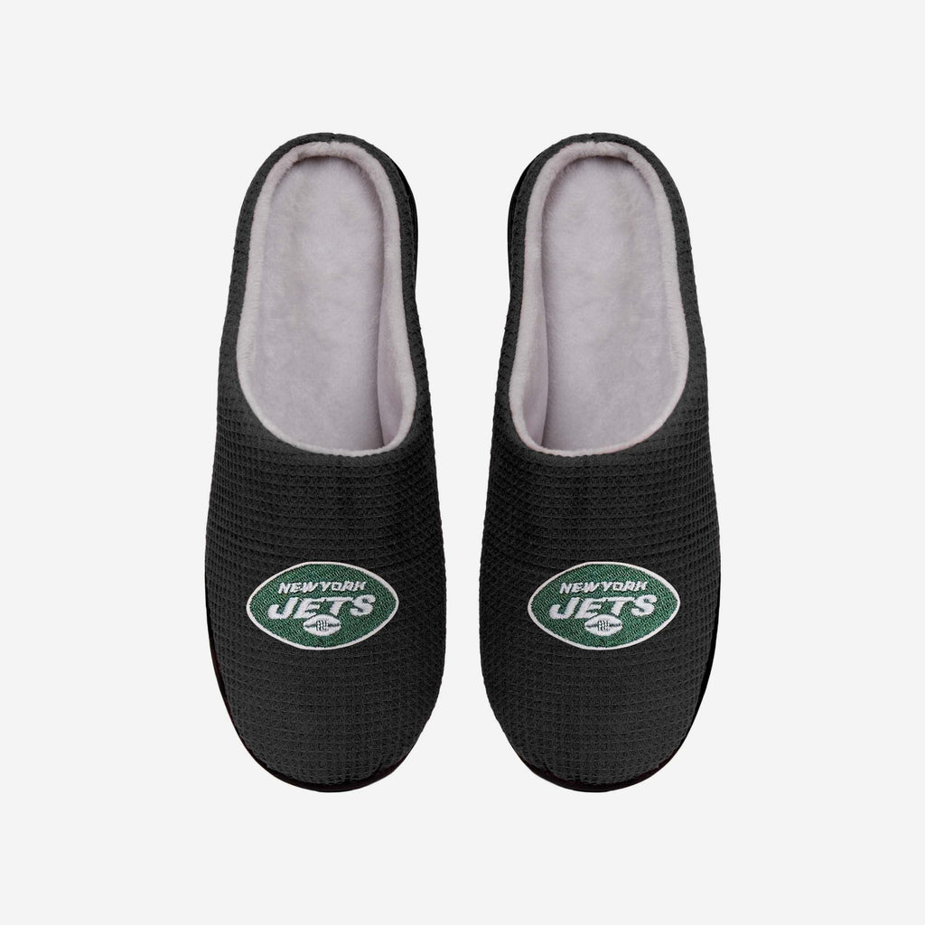 New York Jets Memory Foam Slide Slipper FOCO S - FOCO.com