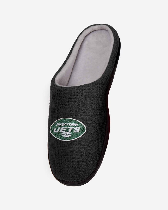 New York Jets Memory Foam Slide Slipper FOCO - FOCO.com