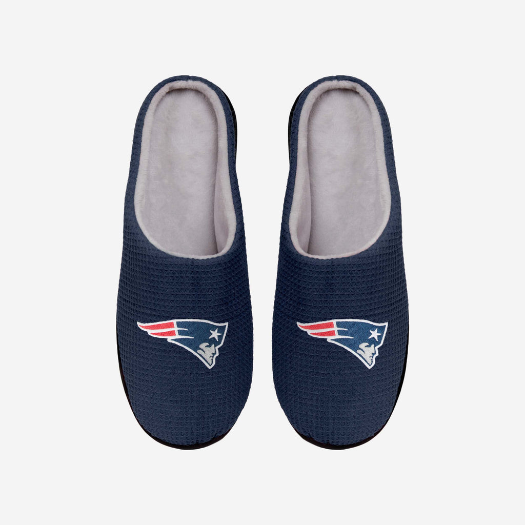 New England Patriots Memory Foam Slide Slipper FOCO S - FOCO.com