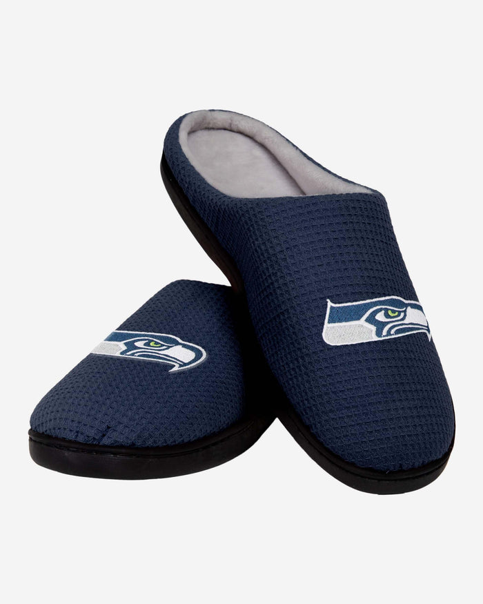 Seattle Seahawks Memory Foam Slide Slipper FOCO - FOCO.com