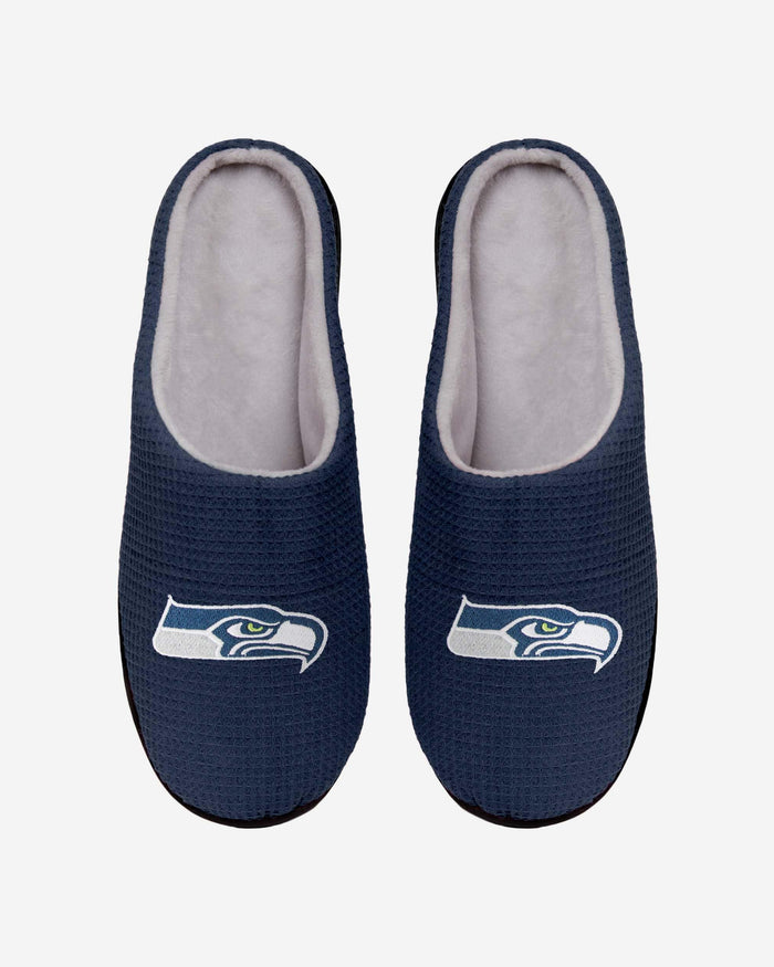 Seattle Seahawks Memory Foam Slide Slipper FOCO S - FOCO.com