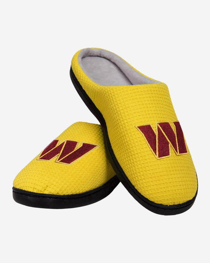 Washington Commanders Memory Foam Slide Slipper FOCO - FOCO.com