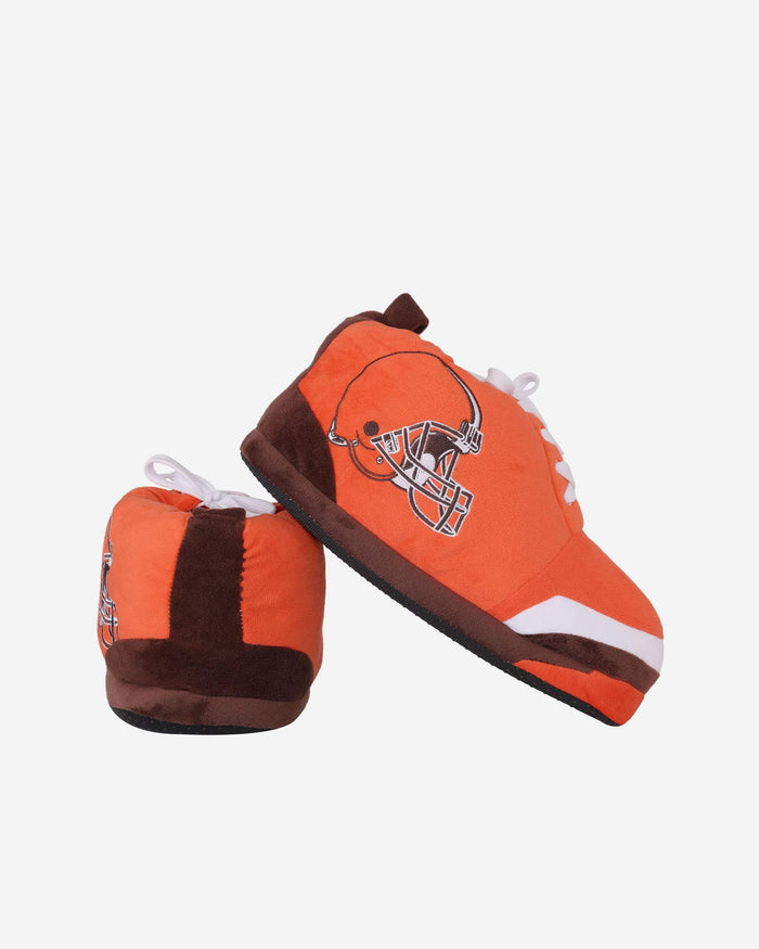 Cleveland Browns Youth Plush Sneaker Slipper FOCO - FOCO.com