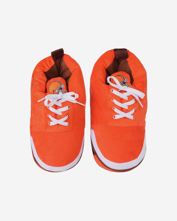 Cleveland Browns Youth Plush Sneaker Slipper FOCO - FOCO.com