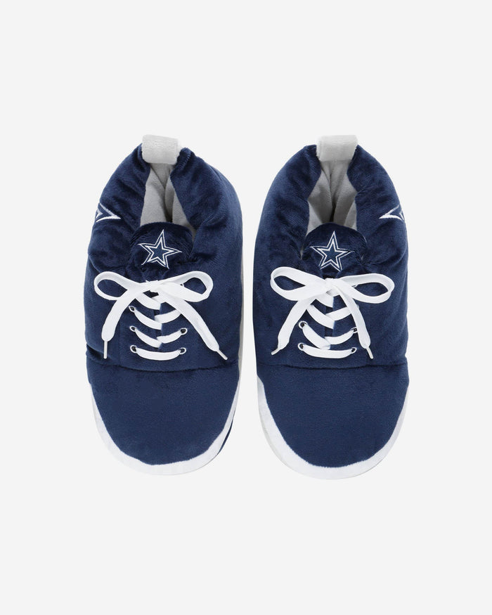 Dallas Cowboys Youth Plush Sneaker Slipper FOCO - FOCO.com