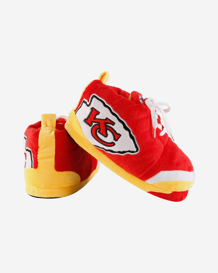 Kansas City Chiefs Youth Plush Sneaker Slipper FOCO - FOCO.com
