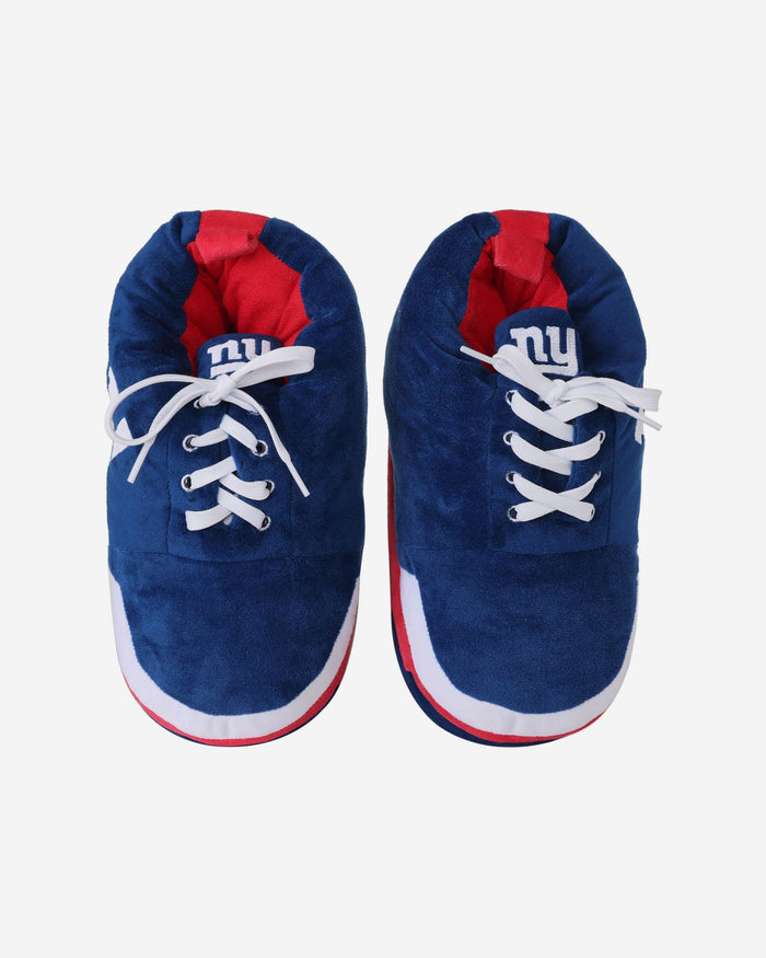 New York Giants Youth Plush Sneaker Slipper FOCO - FOCO.com