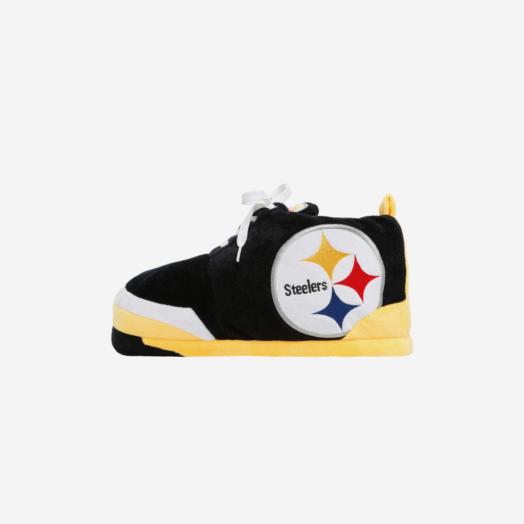 Pittsburgh Steelers Youth Plush Sneaker Slipper FOCO S - FOCO.com