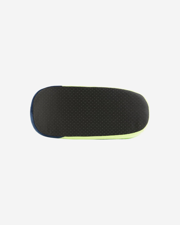 Seattle Seahawks Youth Plush Sneaker Slipper FOCO - FOCO.com