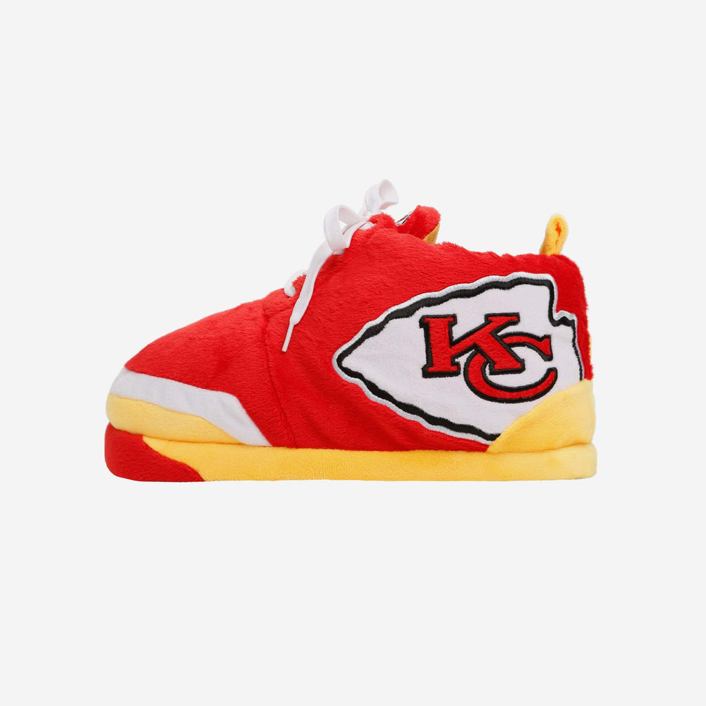 Kansas City Chiefs Plush Sneaker Slipper FOCO S - FOCO.com