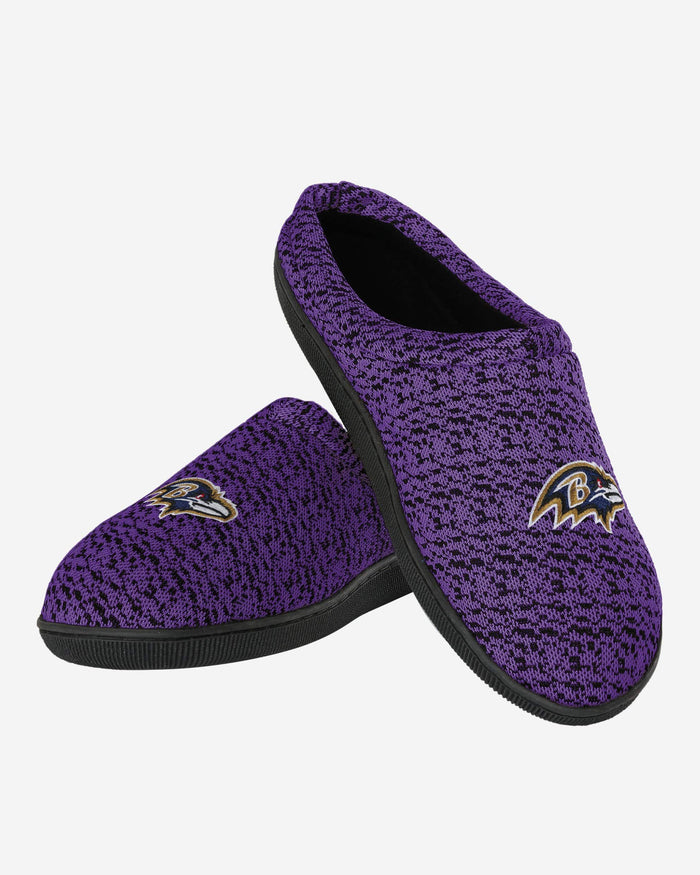 Baltimore Ravens Poly Knit Cup Sole Slipper FOCO - FOCO.com