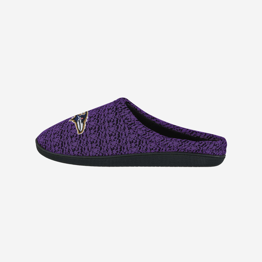 Baltimore Ravens Poly Knit Cup Sole Slipper FOCO S - FOCO.com