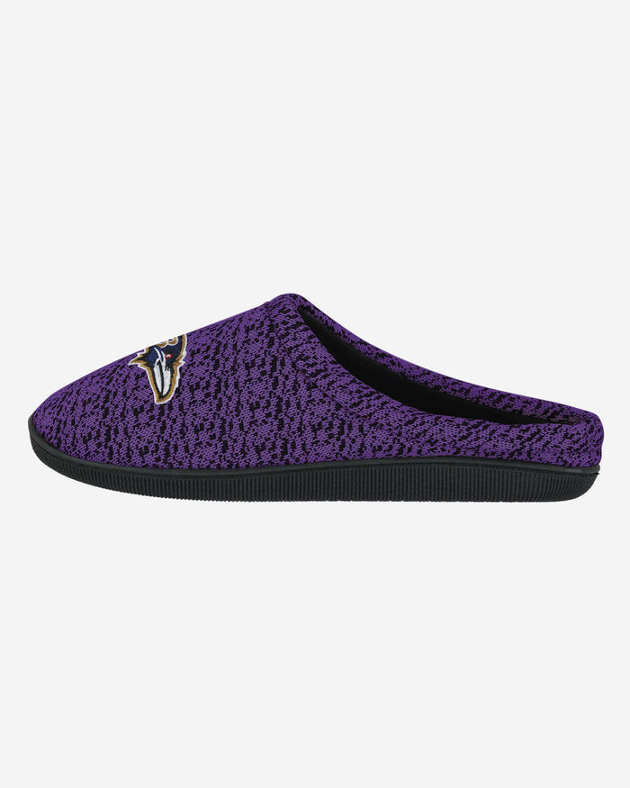 Baltimore Ravens Poly Knit Cup Sole Slipper FOCO S - FOCO.com