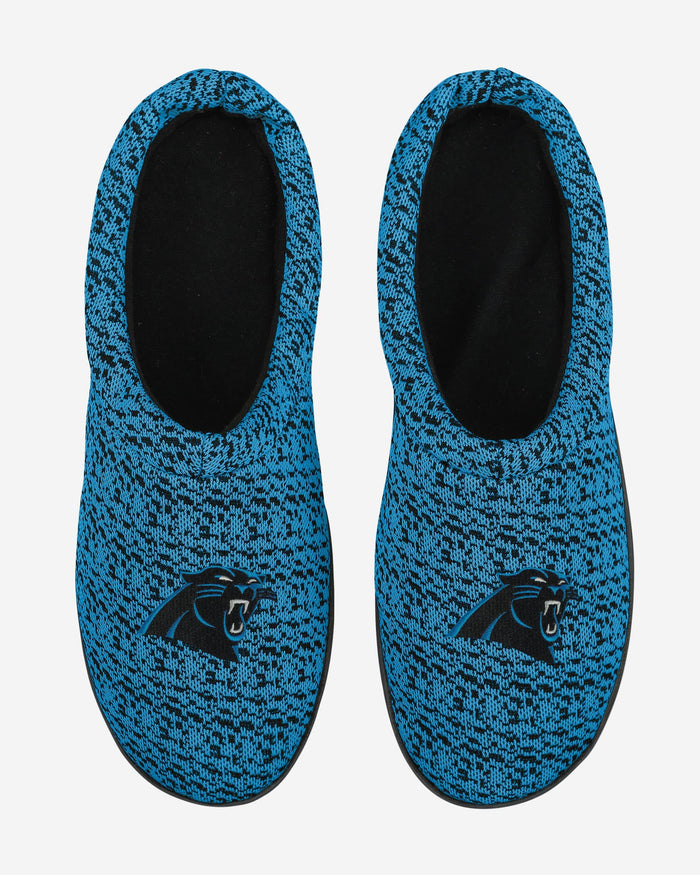 Carolina Panthers Poly Knit Cup Sole Slipper FOCO - FOCO.com