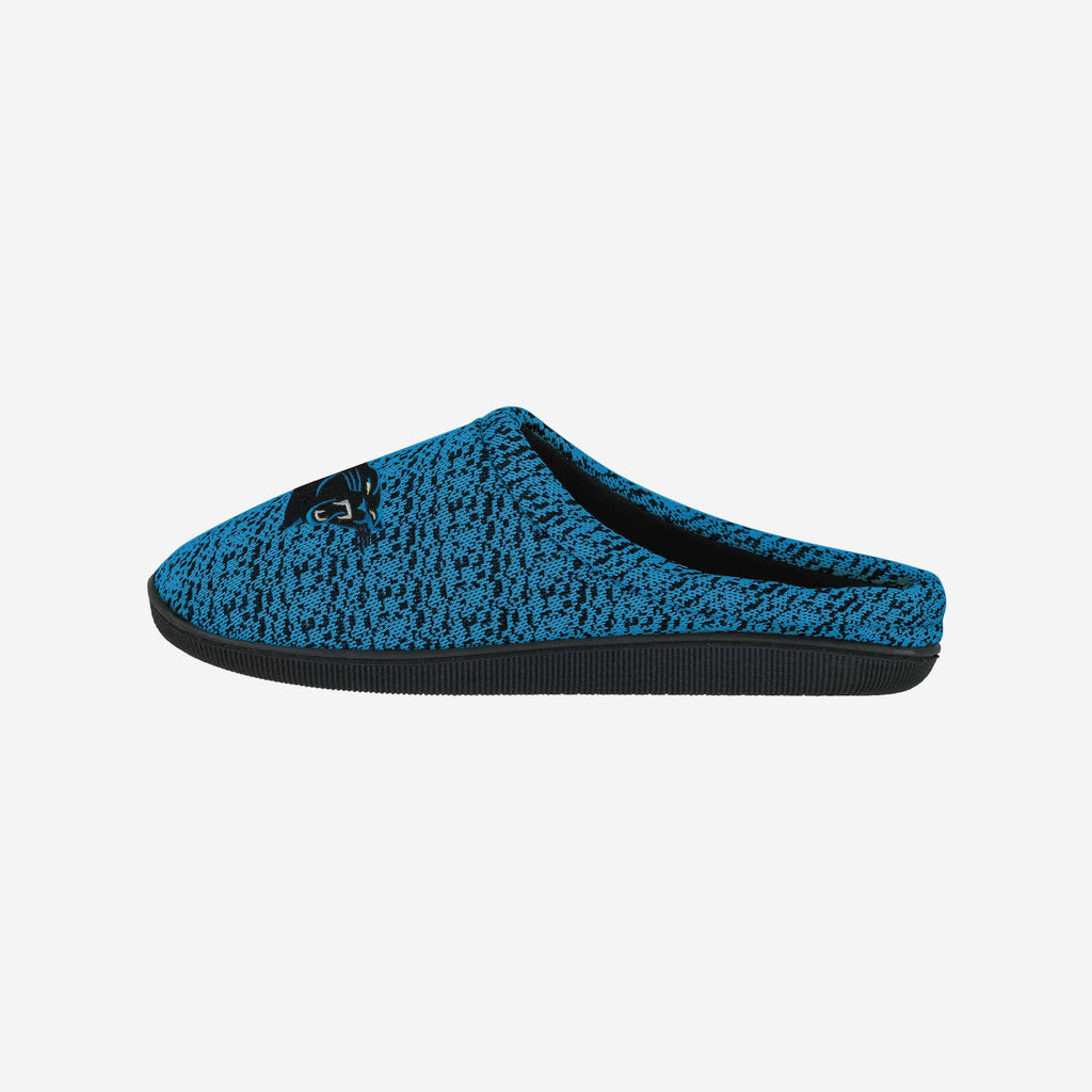 Carolina Panthers Poly Knit Cup Sole Slipper FOCO S - FOCO.com