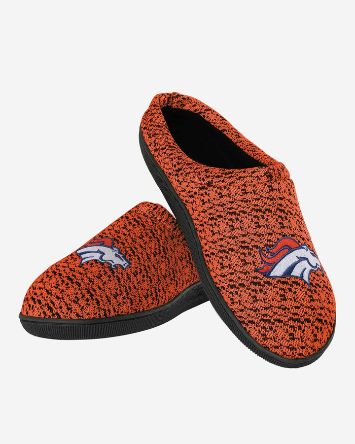 Denver Broncos Poly Knit Cup Sole Slipper FOCO - FOCO.com