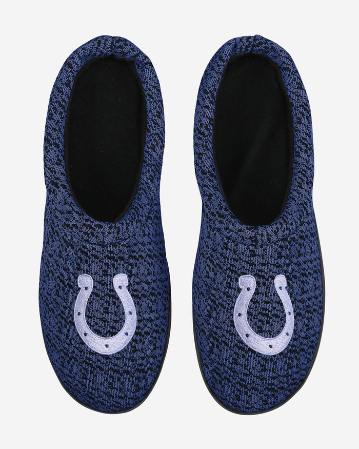 Indianapolis Colts Poly Knit Cup Sole Slipper FOCO - FOCO.com