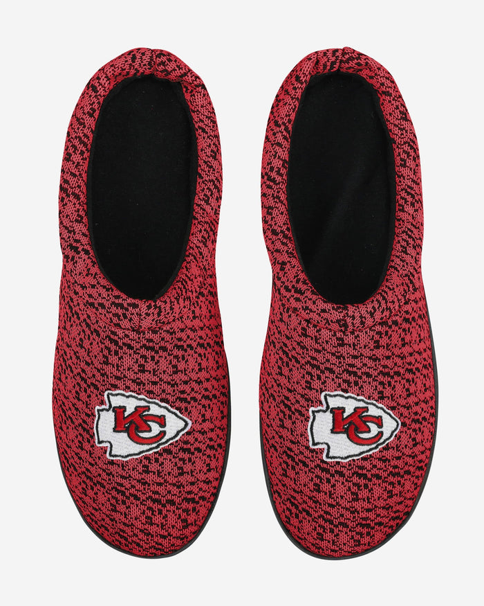 Kansas City Chiefs Poly Knit Cup Sole Slipper FOCO - FOCO.com