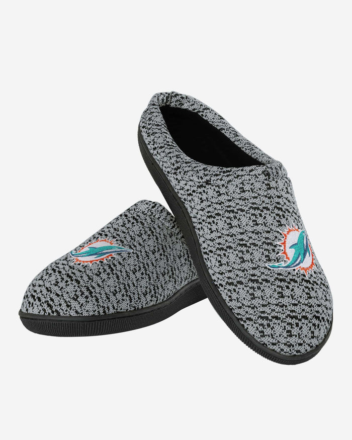 Miami Dolphins Poly Knit Cup Sole Slipper FOCO - FOCO.com