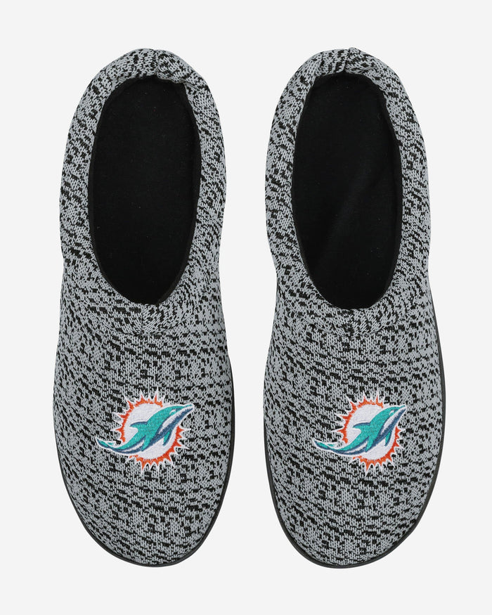 Miami Dolphins Poly Knit Cup Sole Slipper FOCO - FOCO.com