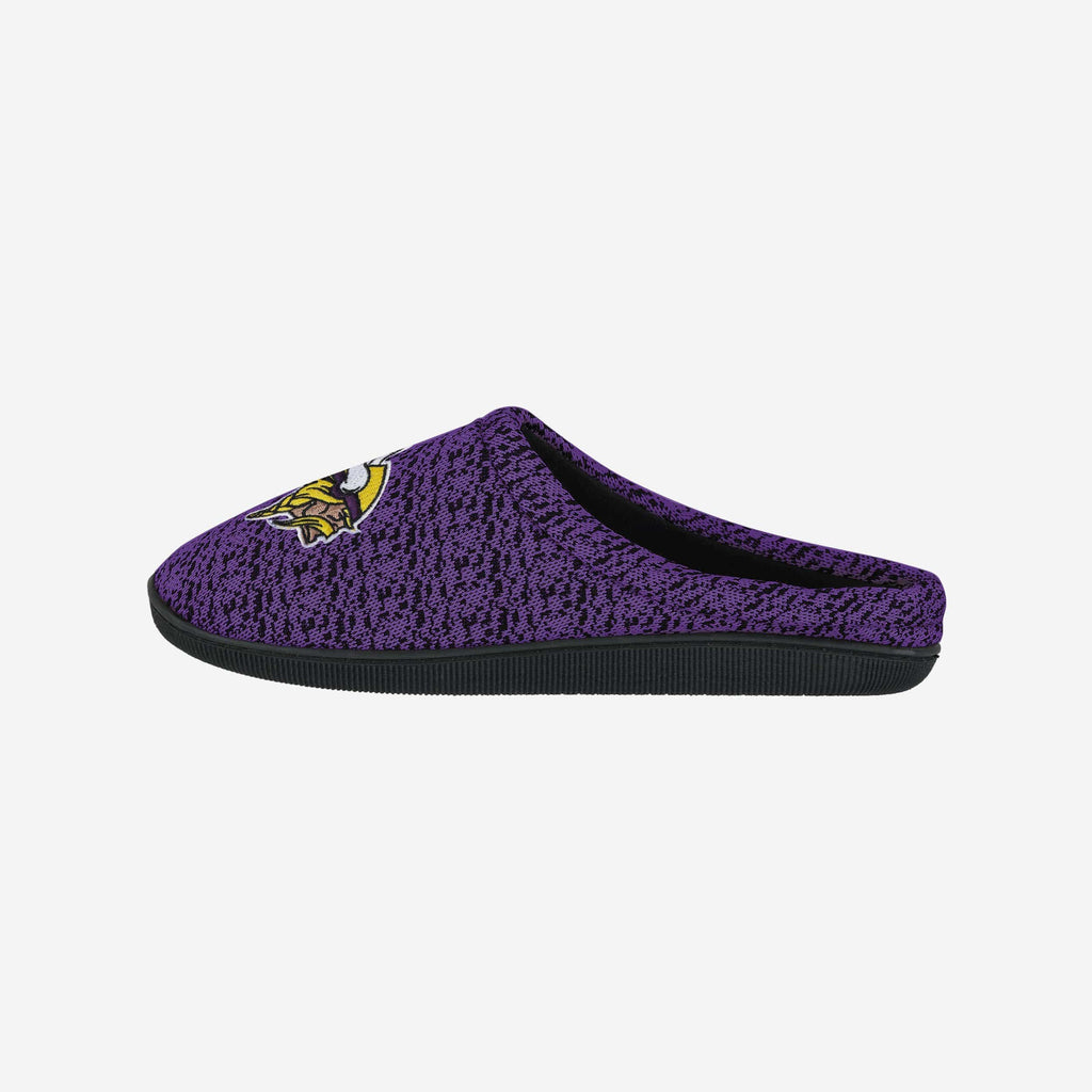 Minnesota Vikings Poly Knit Cup Sole Slipper FOCO S - FOCO.com