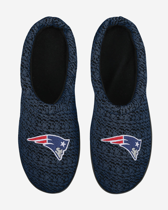 New England Patriots Poly Knit Cup Sole Slipper FOCO - FOCO.com