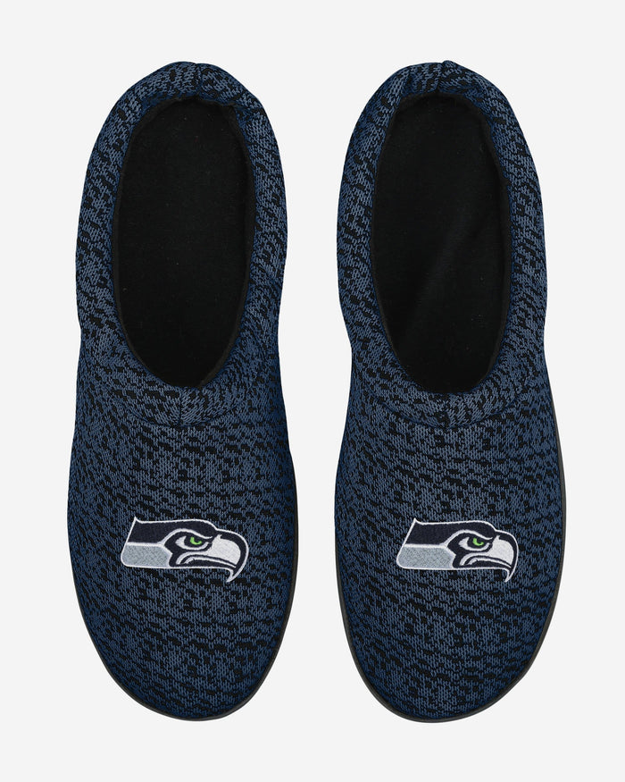 Seattle Seahawks Poly Knit Cup Sole Slipper FOCO - FOCO.com