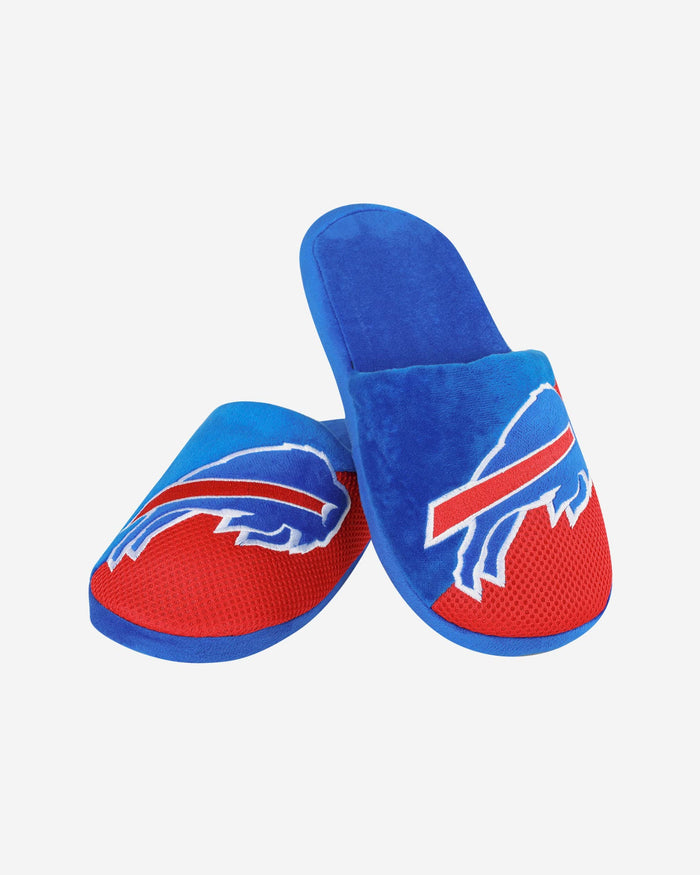 Buffalo Bills Youth Team Logo Staycation Slipper FOCO - FOCO.com