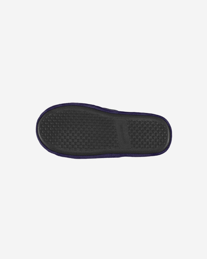 Baltimore Ravens Youth Team Logo Staycation Slipper FOCO - FOCO.com