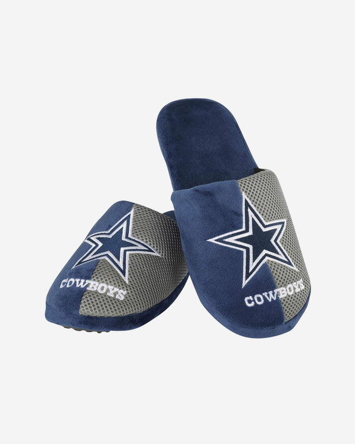 Dallas Cowboys Youth Team Logo Staycation Slipper FOCO - FOCO.com