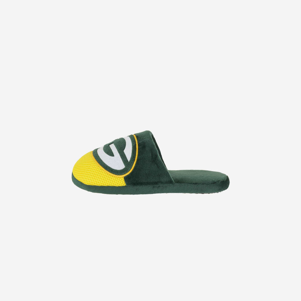 Green Bay Packers Youth Team Logo Staycation Slipper FOCO S - FOCO.com